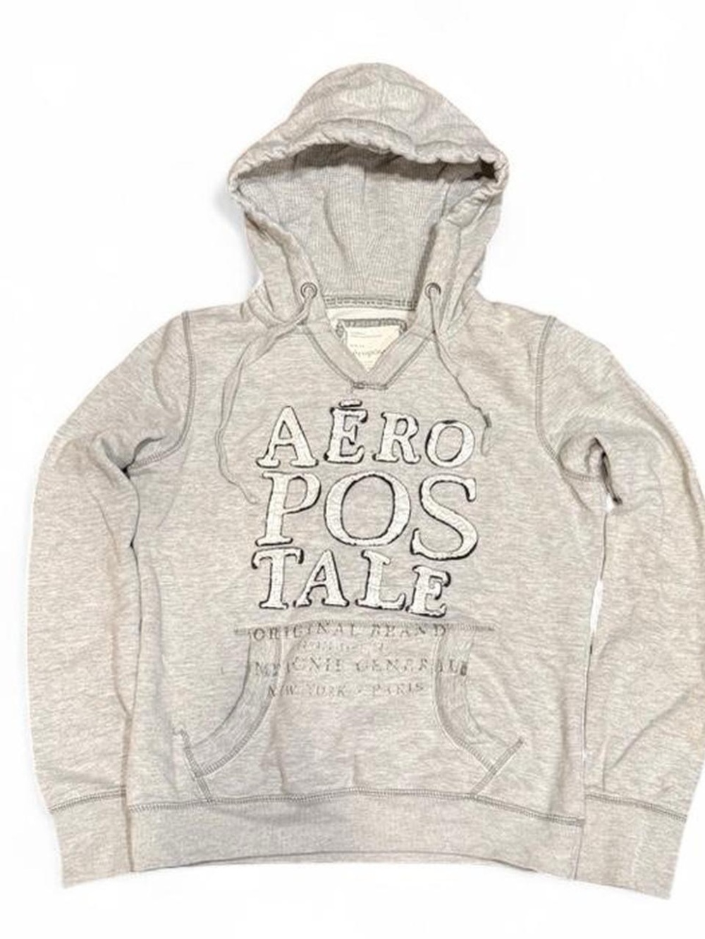 Y2K Aeropostale Logo Distressed Grunge Hoodie